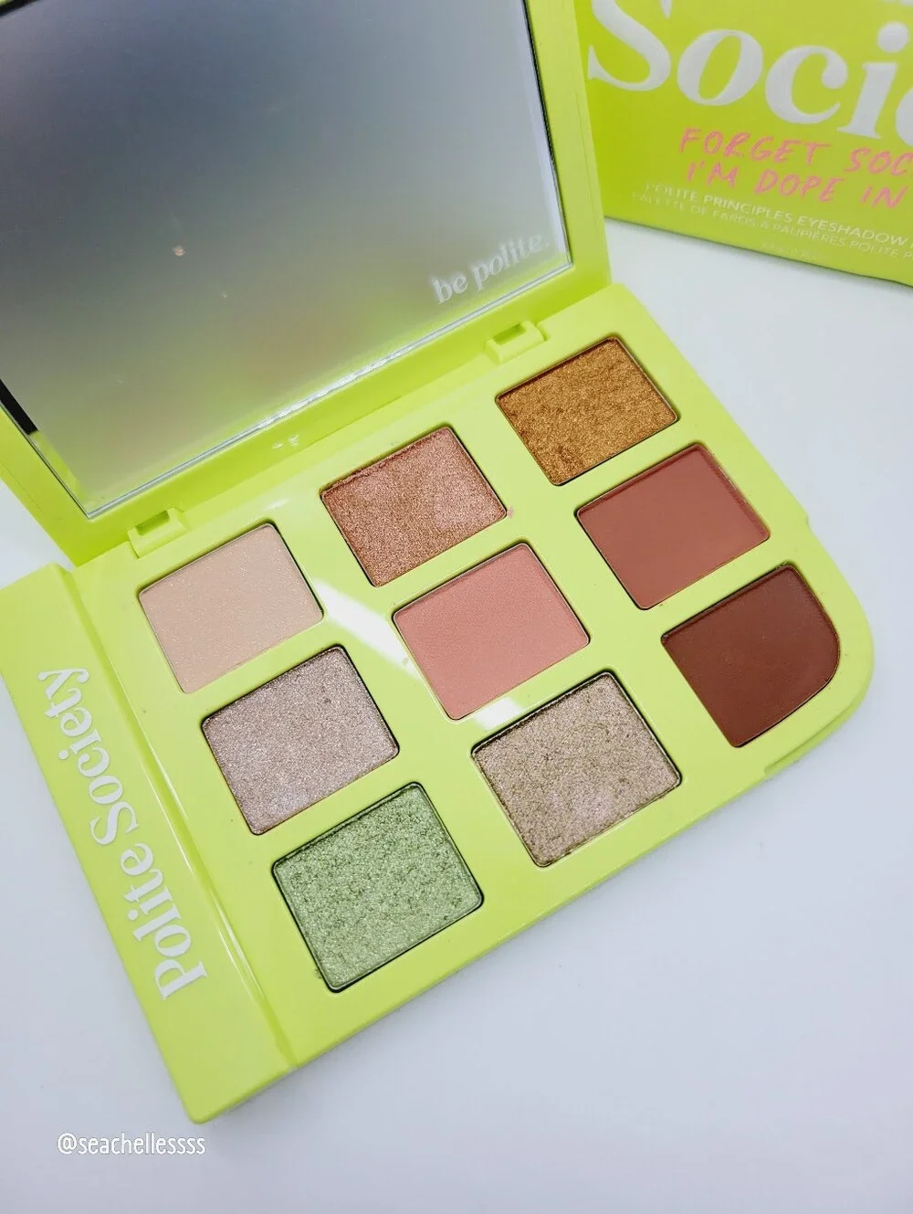 Polite Society Dope In Real Life Eyeshadow Palette Polite Principles Brand New